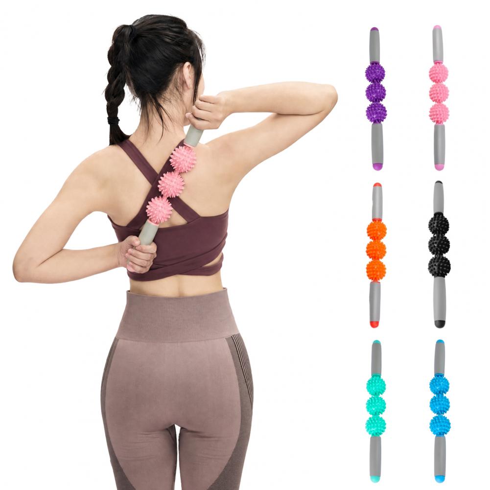 Professional 5-Spiky Fascia Ma - Muscle Roller Stick 评论和价格
