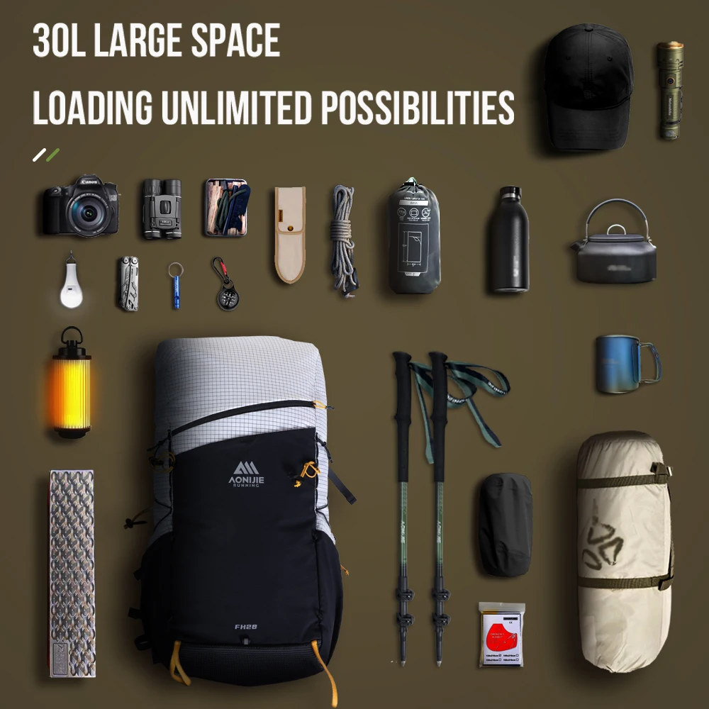 AONIJIE 2026 30L Ultralight Hi - Running Gear Bag For Men 评论和价格