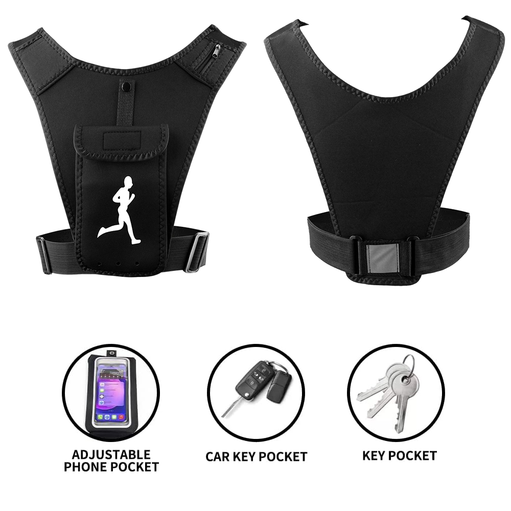 Adjustable Running Vest Phone  - Running Gear Train 评论和价格