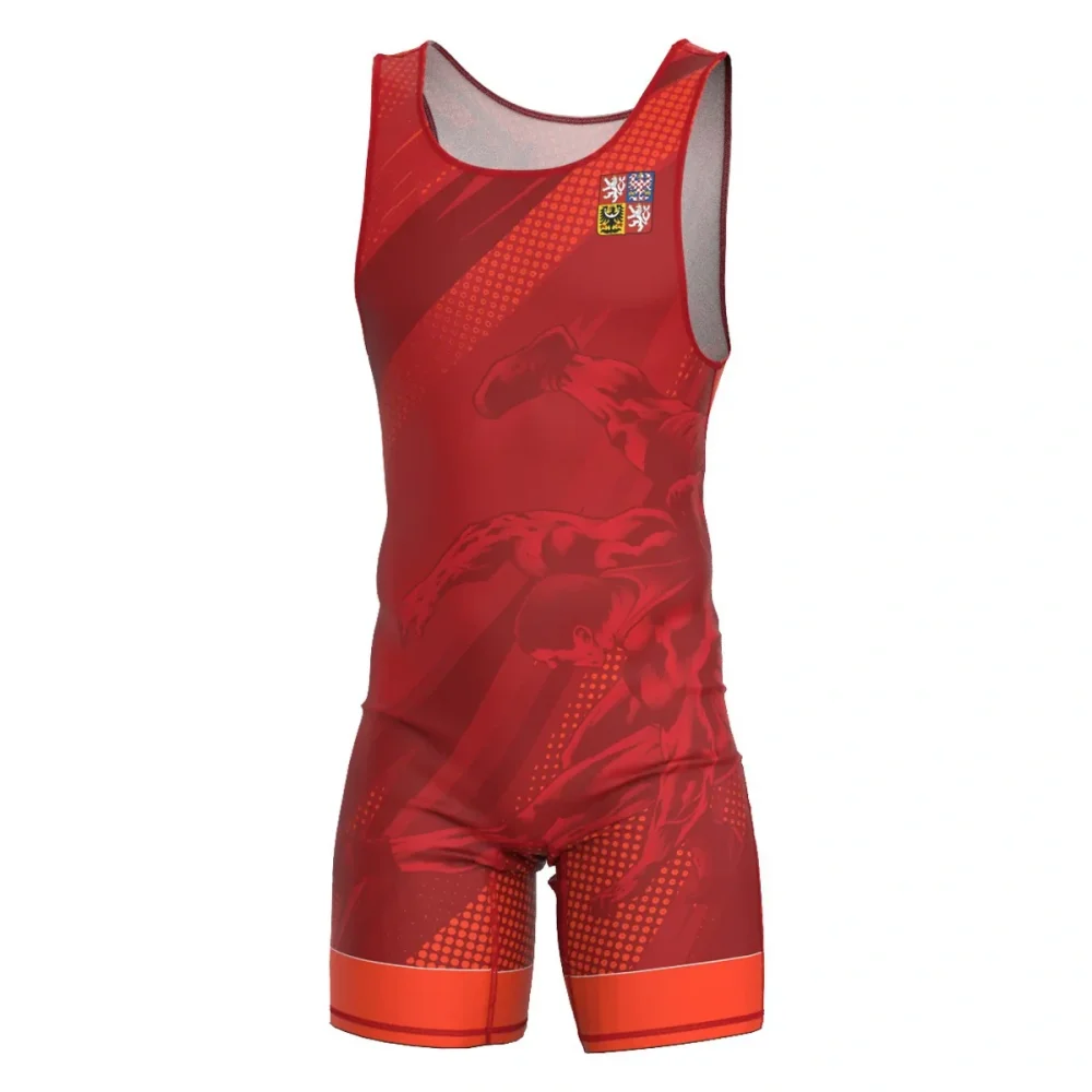 Mens Wrestling Singlet Uniform - Running Gear Train 评论和价格