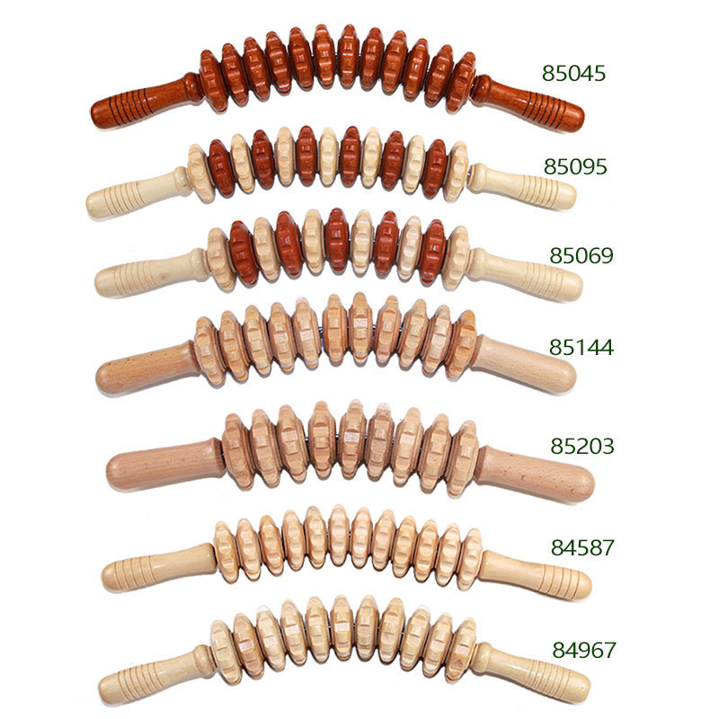 New Wooden Roller Massage Stic - Muscle Roller Stick 评论和价格
