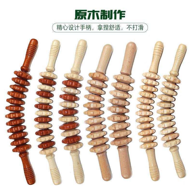 New Wooden Roller Massage Stic - Muscle Roller Stick 评论和价格