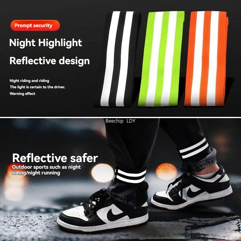 Reflective Bicycle Trouser Str - Running Gear Parts 评论和价格