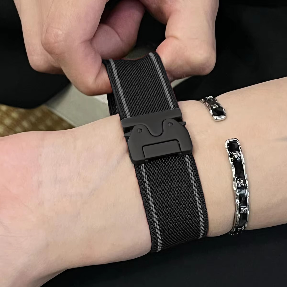 20mm 22mm Braided Nylon Strap  - Runners Gear 评论和价格