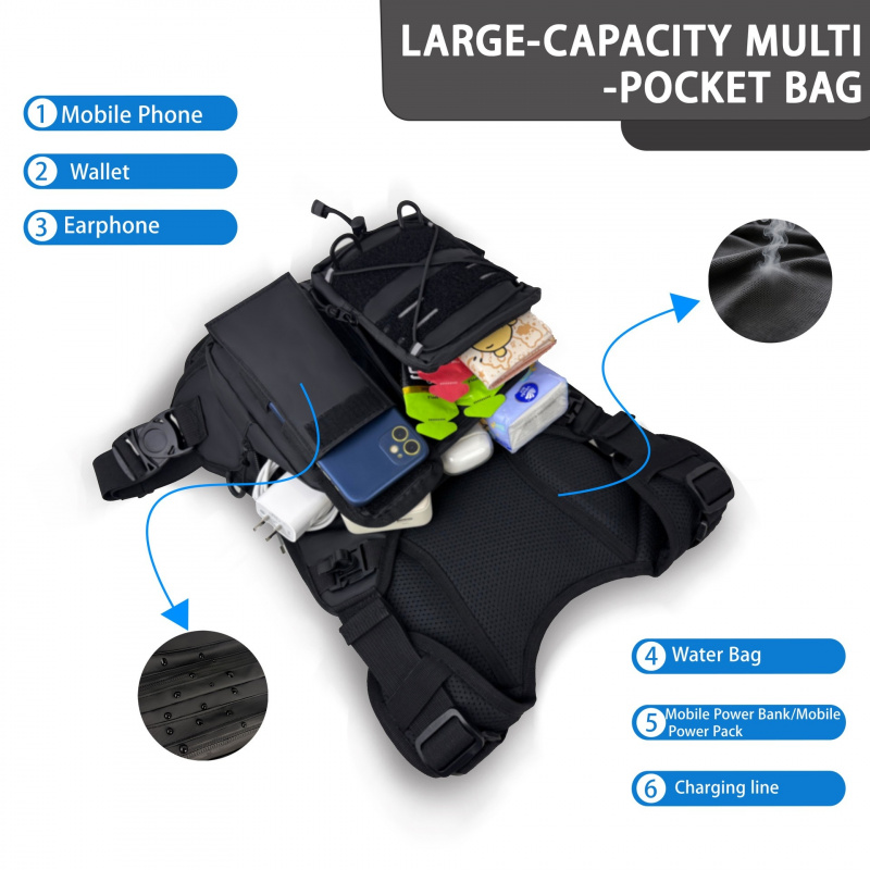2026 New Tactical Vest Chest B - Running Gear Bag For Men 评论和价格