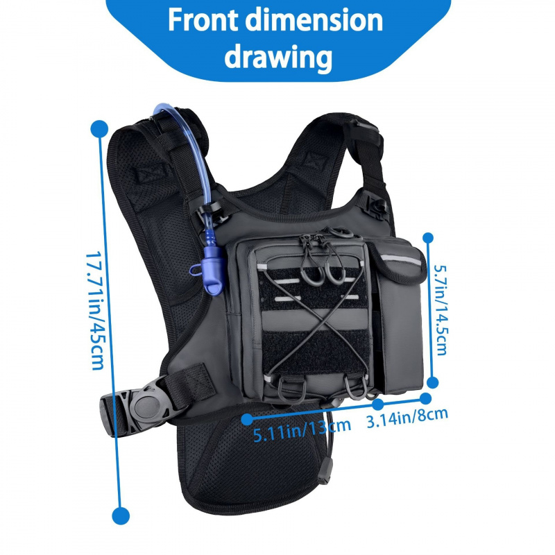 2026 New Tactical Vest Chest B - Running Gear Bag For Men 评论和价格