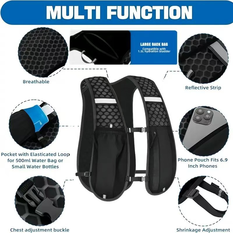 Hydration Backpack Vest for Ru - Running Gear Bag For Men 评论和价格