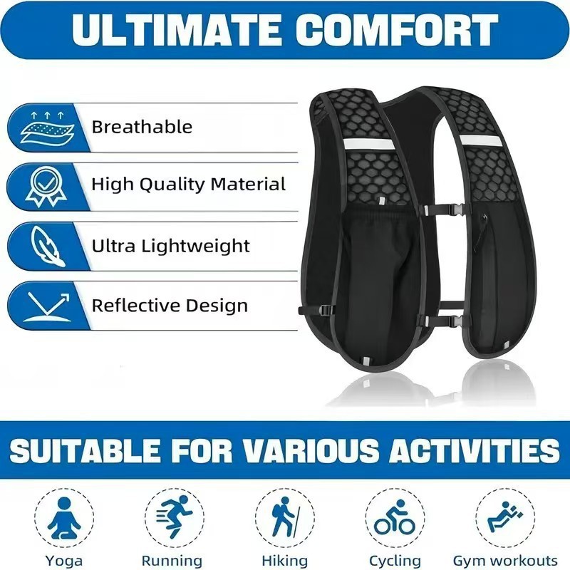 Hydration Backpack Vest for Ru - Running Gear Bag For Men 评论和价格