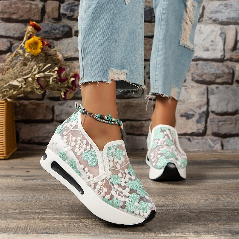 Lace Flats Platform Women Spor - Running Gear Woman 评论和价格
