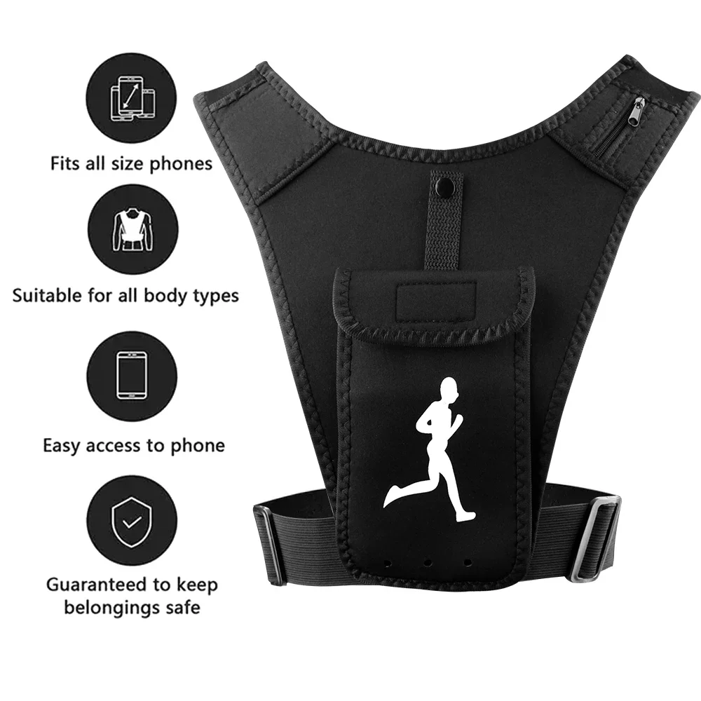 1Pcs Running Vest Phone Holder - Running Gear Train 评论和价格